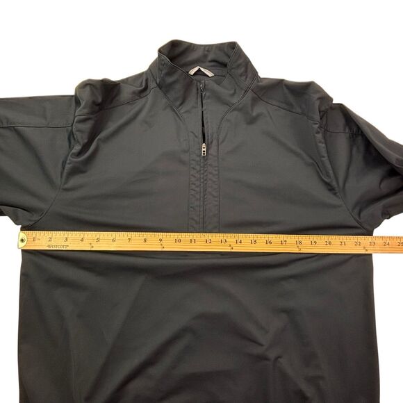Nike Golf‎ Mens Medium M Dri-Fit Black 1/4 Zip Pullover Long Sleeve Jacket - Picture 9 of 16